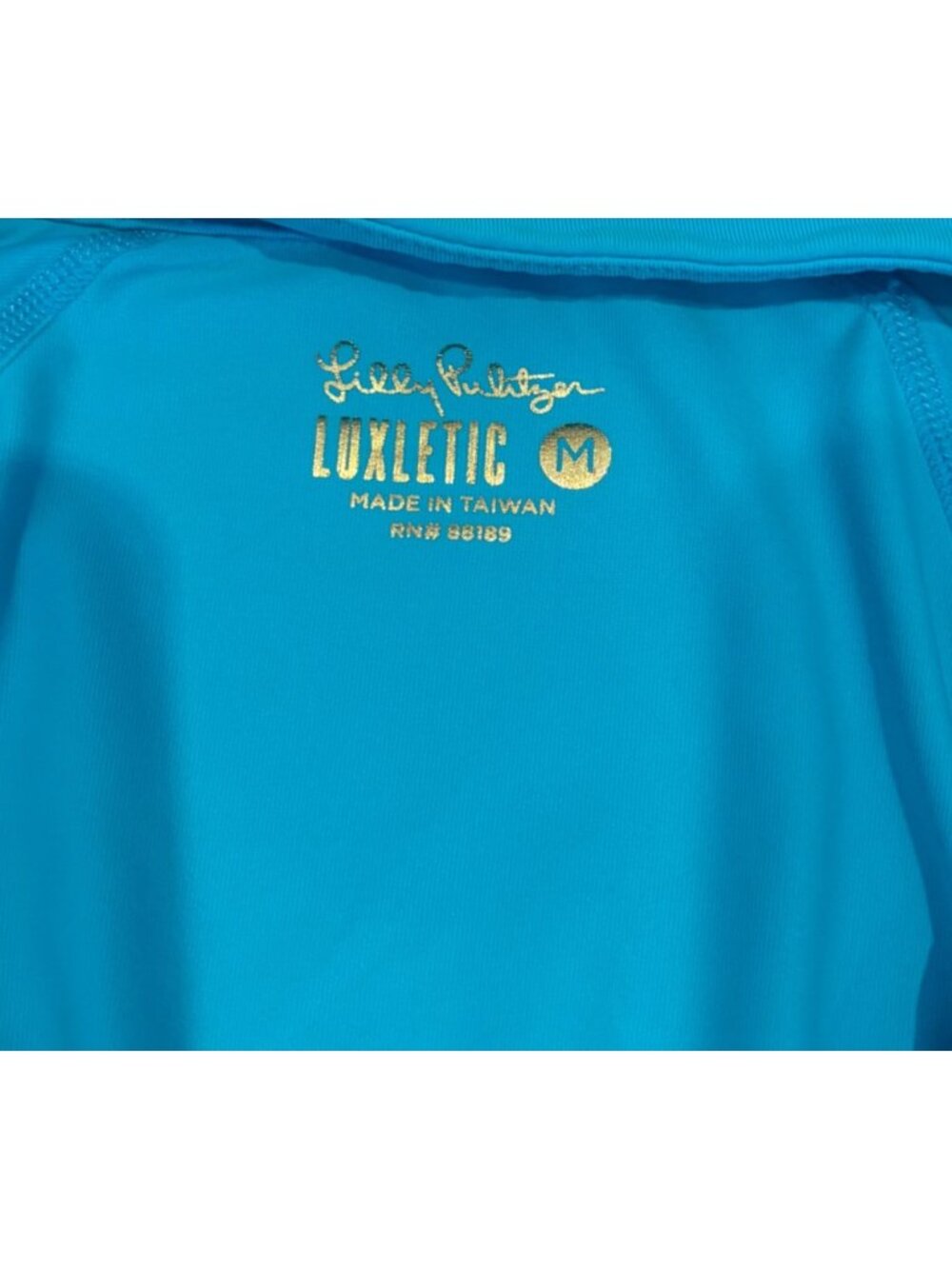 Lilly Pulitzer Luxetic Quarter Zip Long Sleeve Size Medium - Picture 3 of 10